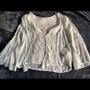 Chiffon Off-White Blouse